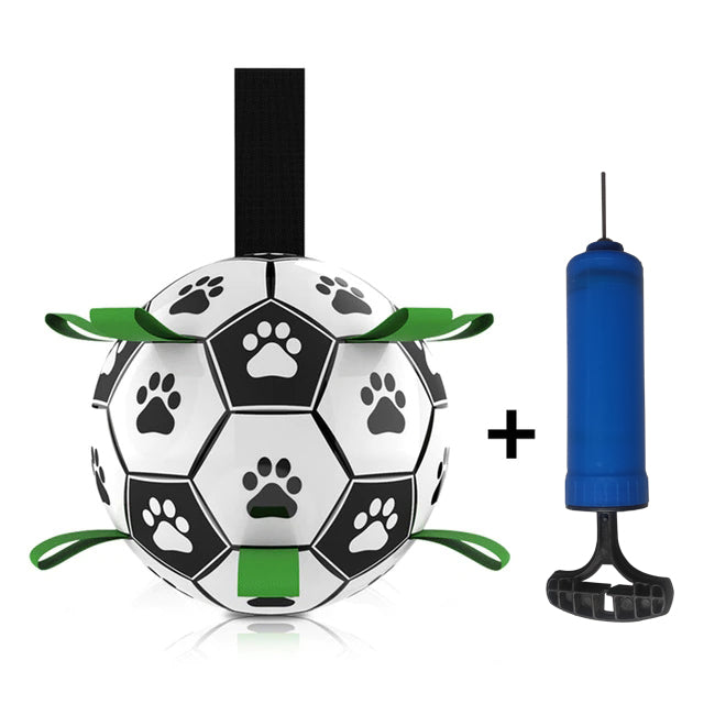 Hund Spielzeug Interaktive Pet Fußball Spielzeug mit Halte Tabs Hund Outdoor training Fußball Haustier Beißen Kauen Kugeln für Hund zubehör