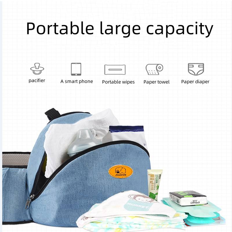 Baby-Hüftsitz-Träger-Baby-Taille-Hocker für Kinder Kleinkind mit verstellbarem Gurt-Schnalle-Tasche weich, innen, riesige, ergonomische Baby-Trage tasche